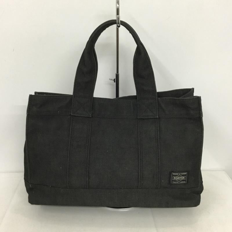 ポーター PORTER ハンドバッグ ハンドバッグ スモーキー ロゴ、文字 黒 / ブラック / メンズ USED 古着 中古 10139104