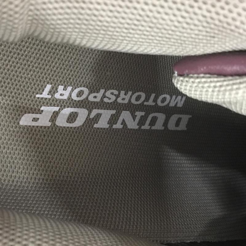 ダンロップ DUNLOP スニーカー スニーカー 防水 23.5EEE ファスナー 23.0cm ロゴ、文字 えんじ / ワインレッド / レディース USED 古着 中古 10135797