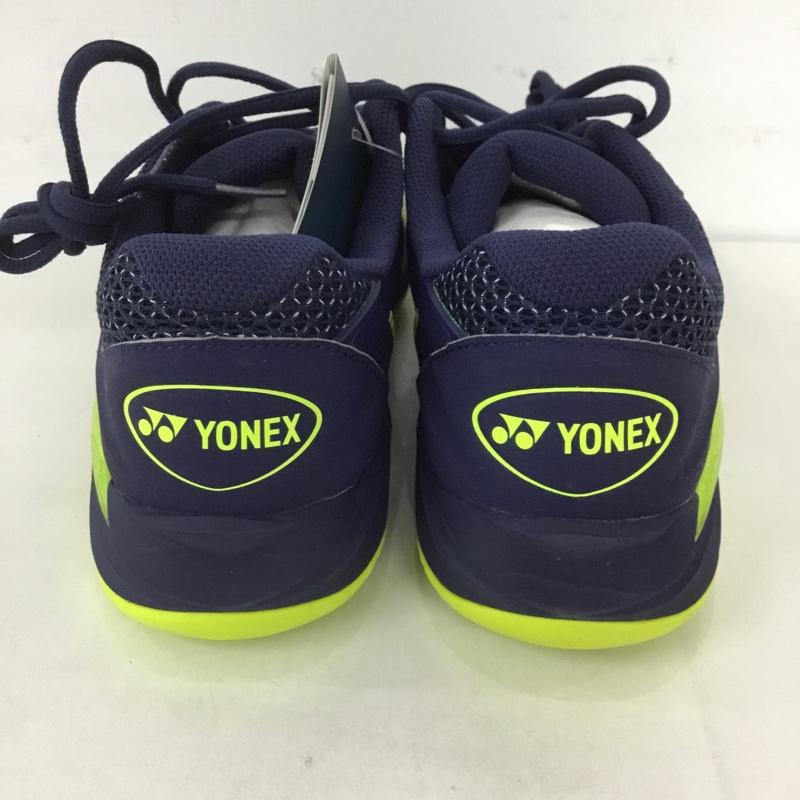 ヨネックス YONEX カジュアルシューズ カジュアルシューズ テニスシューズ POWER CUSHION ECLIPSION2 M AC オールコート用 SHTE2MAC-761 26.5cm 無地 黄 / イエロー / X 紺 / ネイビー / メンズ USED 古着 中古 10125849