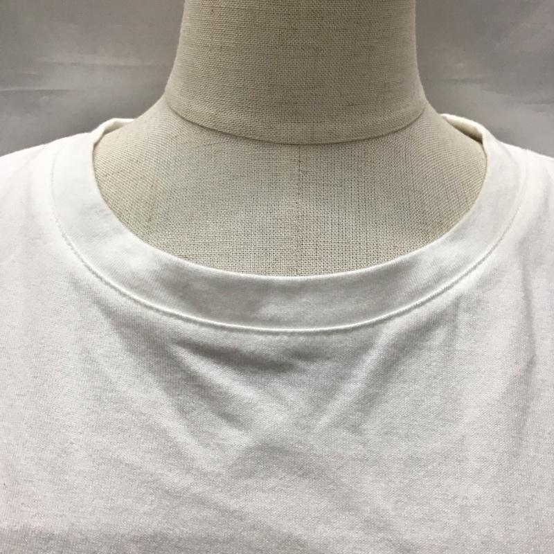 古着 USED カットソー 半袖 2015204 tang ノースリーブ サイドスリット タグ付き 38 無地 白 / ホワイト / レディース USED 古着 中古 10123499