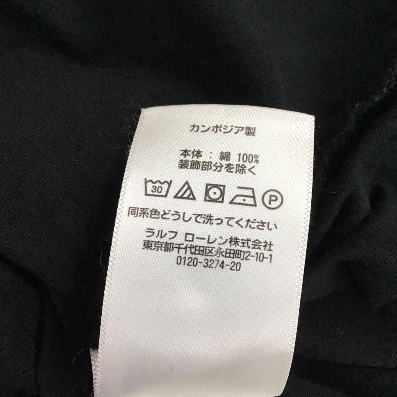 ポロラルフローレン POLO RALPH LAUREN Tシャツ 半袖 クルーネック S ワンポイント 黒 / ブラック / レディース USED 古着 中古 10130800