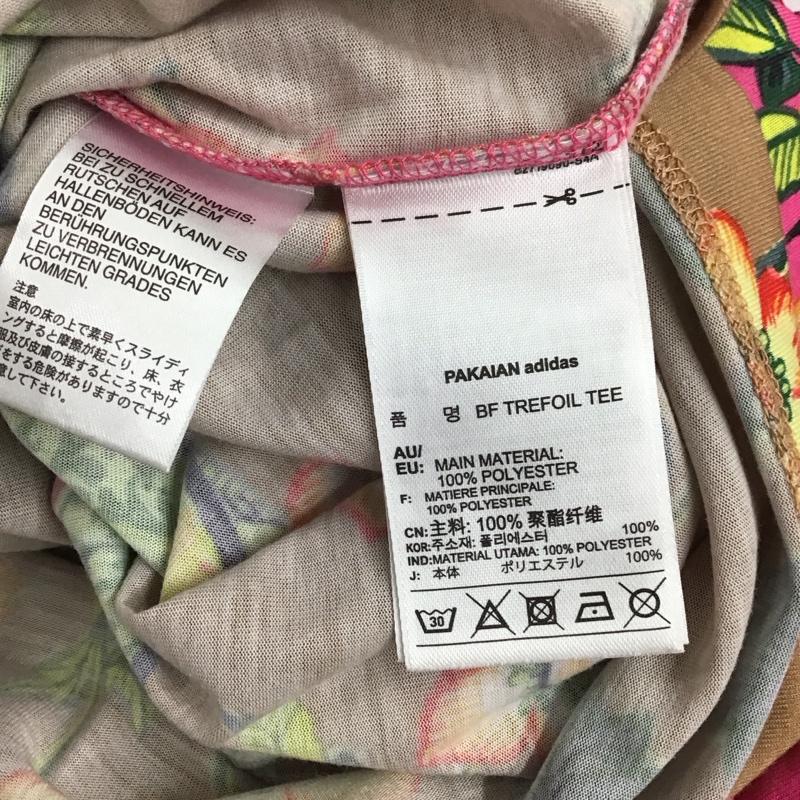 アディダスオリジナルス adidas originals Tシャツ 半袖 aj8142 Tシャツ カットソー BFTREFOILTEE 花柄 L プリント マルチカラー / マルチカラー / レディース USED 古着 中古 10123701