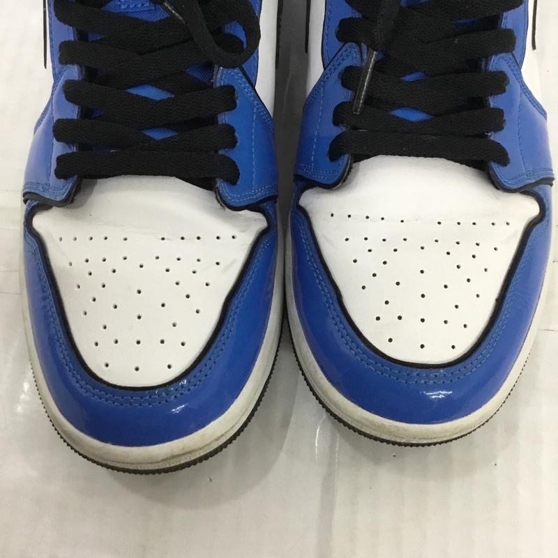 ナイキ NIKE スニーカー スニーカー DD6834-402 AIR JORDAN 1 MID SE 27cm 箱有 27.0cm ロゴ、文字 白 / ホワイト / X 青 / ブルー / X 黒 / ブラック / メンズ USED 古着 中古 10123980