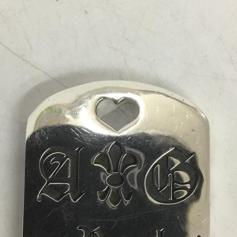 エーアンドジー A&G アクセサリー ネックレス、ペンダント hide ペンダントトップ ハート ロゴ、文字 銀 / シルバー / メンズ USED 古着 中古 10130782