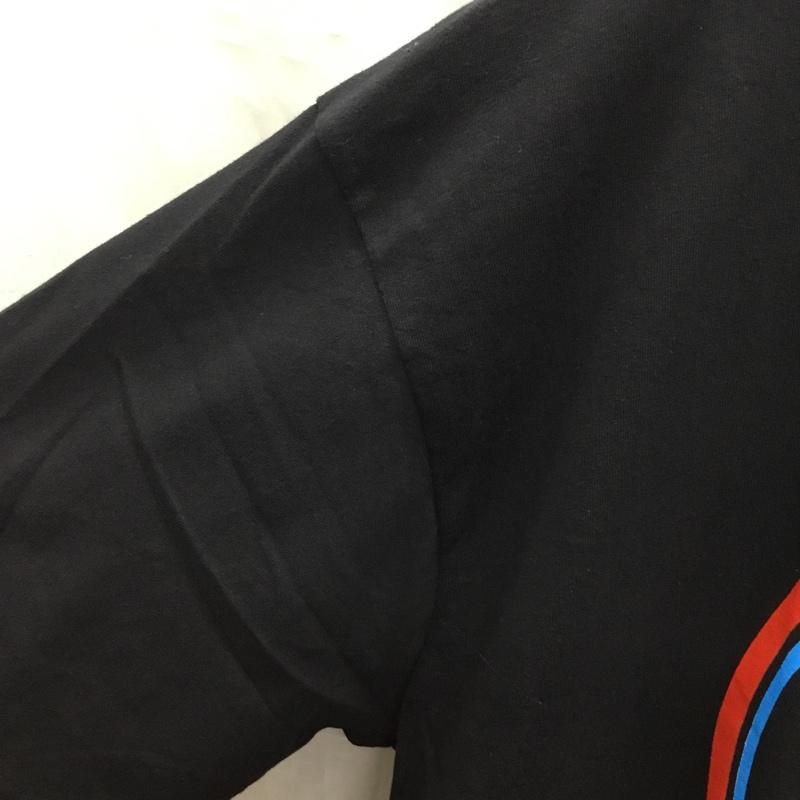 古着 USED Tシャツ 半袖 半袖カットソー プリントTシャツ クルーネックカットソー XL プリント 黒 / ブラック / レディース USED 古着 中古 10108350
