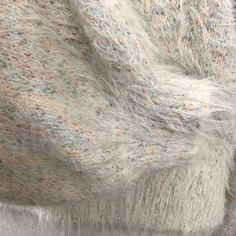 マウジー MOUSSY ニット、セーター 長袖 010bsa70-1340 長袖ニット セーター シャギーニット FREE 総柄 マルチカラー / マルチカラー /  レディース USED 古着 中古 10114523