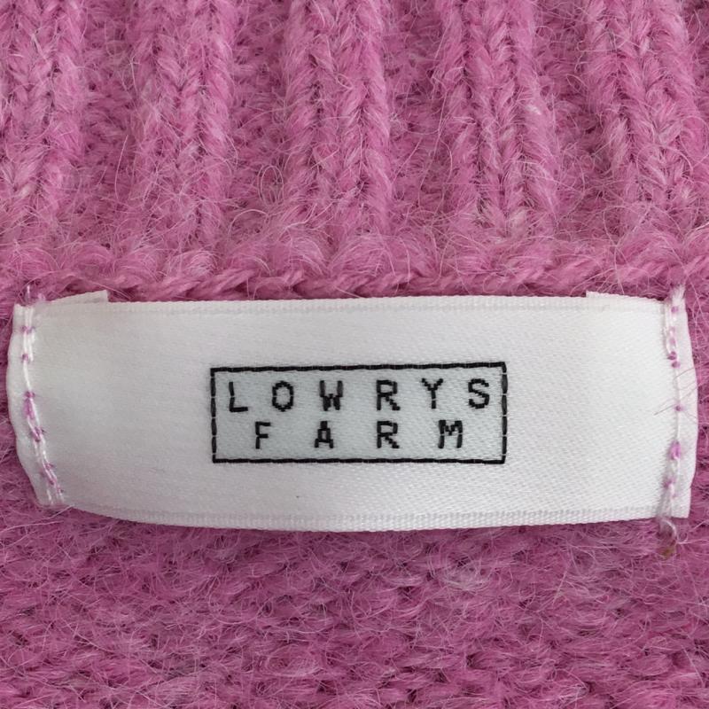 ローリーズファーム LOWRYS FARM カーディガン 長袖 LF623521NT FREE 無地 桃 / ピンク / レディース USED 古着 中古 10135116