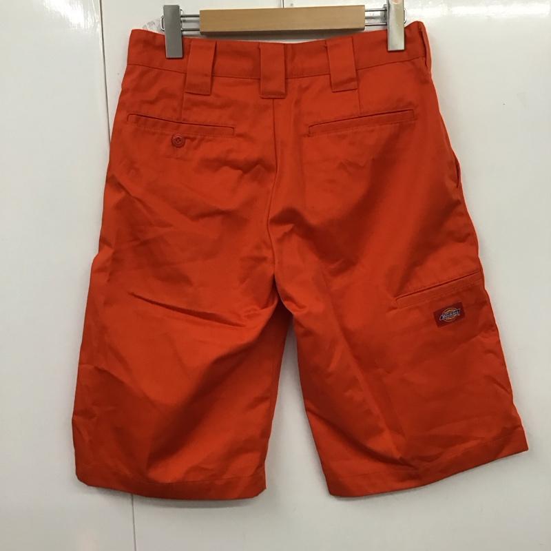ディッキーズ Dickies パンツ ショートパンツ ショートパンツ ハーフパンツ カジュアルパンツ 28インチ ロゴ、文字 橙 / オレンジ /  メンズ USED 古着 中古 10124676