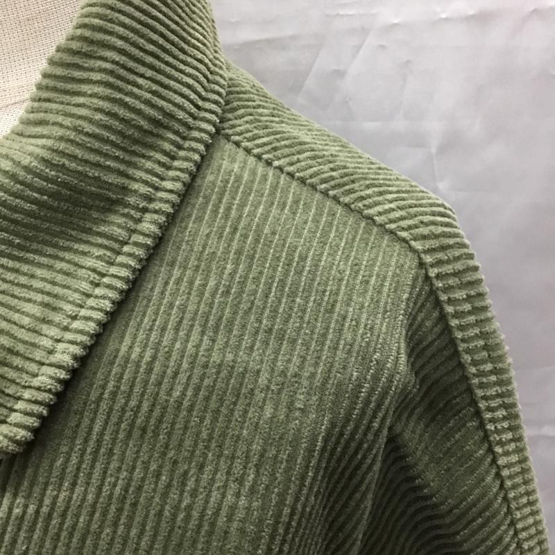 ザラ ZARA ジャケット、上着 ジャケット、ブレザー 8372 021 505 コーデュロイ M 無地 カーキ / カーキ / レディース USED 古着 中古 10107289