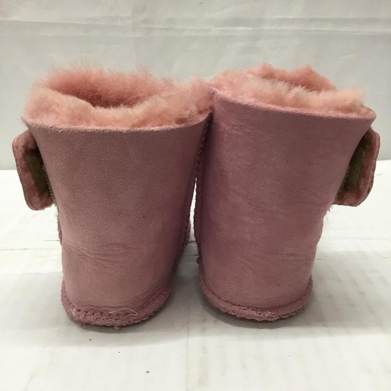 アグ UGG シューズ シューズ ベビーシューズ ロゴ、文字 桃 / ピンク / ガールズ USED 古着 中古 10110058