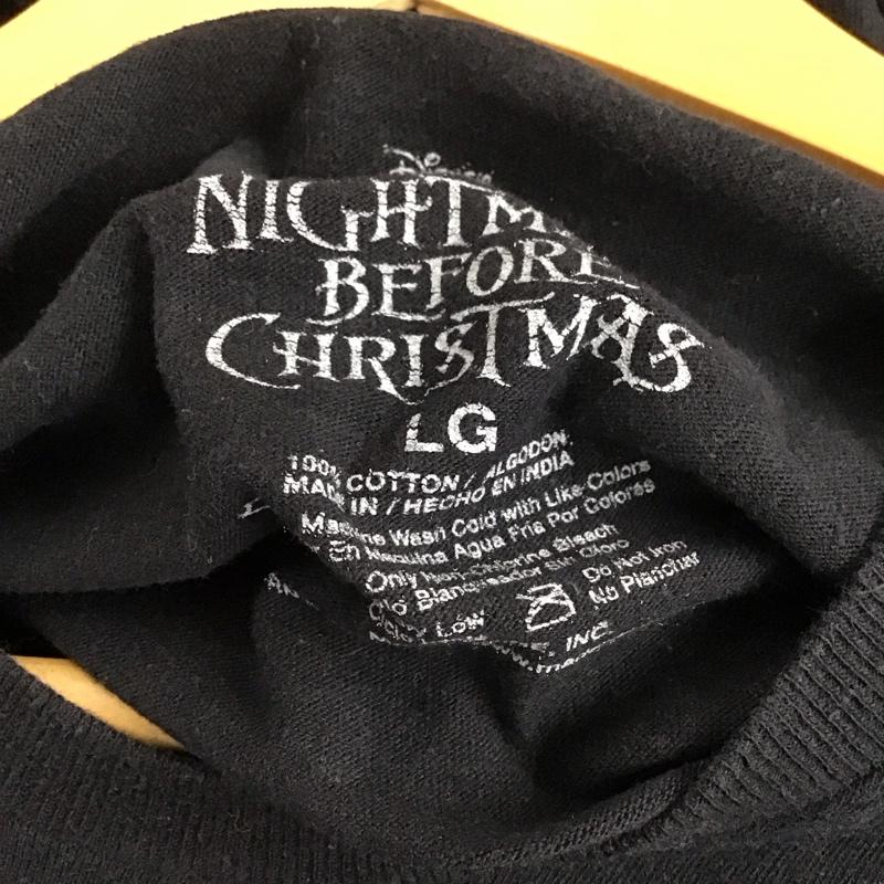 ディズニー Disney Tシャツ 半袖 半袖カットソー プリントTシャツ クルーネックカットソー L キャラクター 黒 / ブラック / メンズ USED 古着 中古 10136805