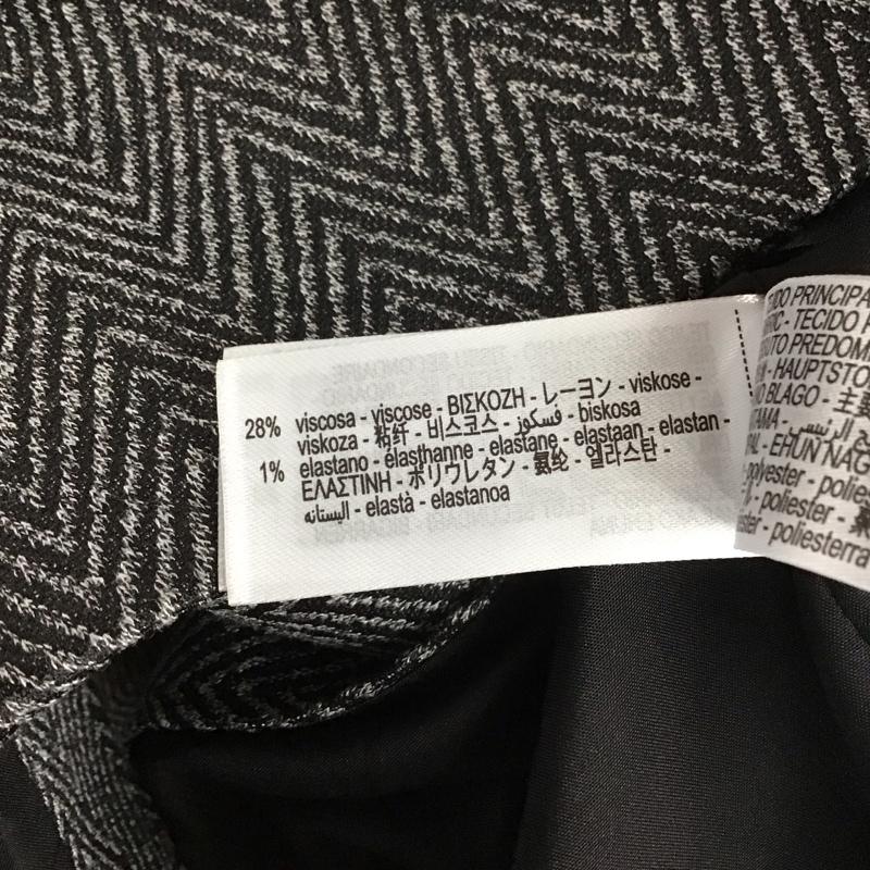 ザラ ZARA ジャケット、上着 ジャケット、ブレザー 4387 368 812 COMBINED HERRINGBONE BLAZER M 黒 / ブラック / X 白 / ホワイト / レディース USED 古着 中古 10131332