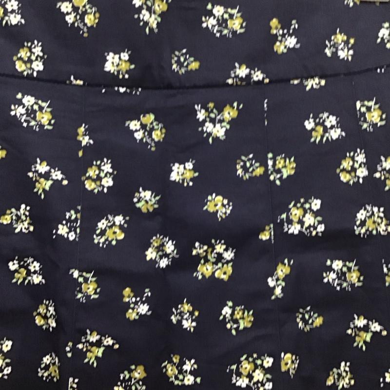 ニコアンド niko and... スカート ロングスカート ×iamsumy S212FM03TO FREE 総柄 X 花柄 紺 / ネイビー / レディース USED 古着 中古 10139356