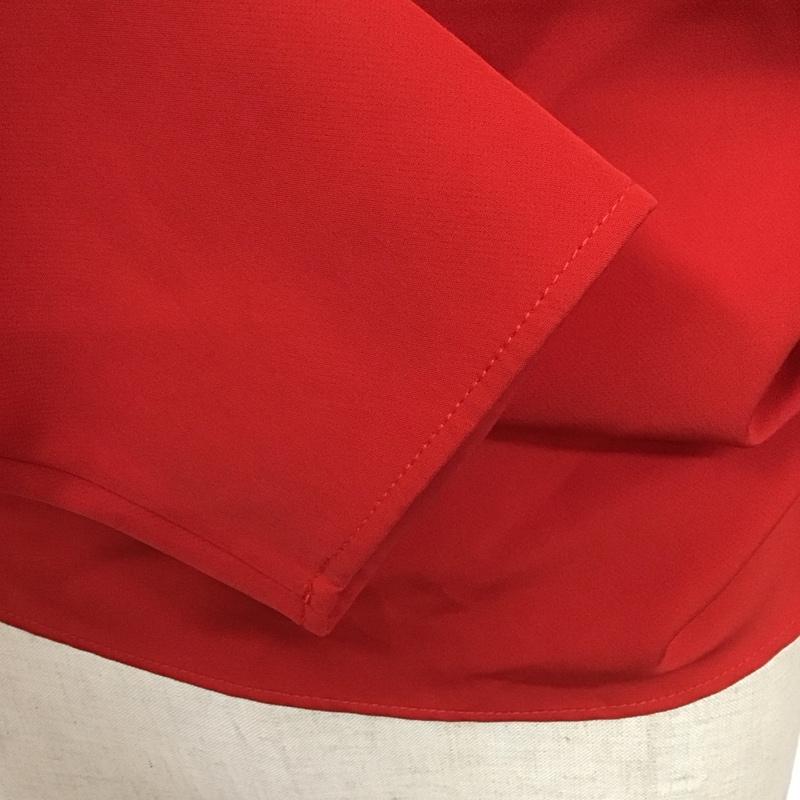 ザラ ZARA カットソー 長袖 M 無地 赤 / レッド /  レディース USED 古着 中古 10114097