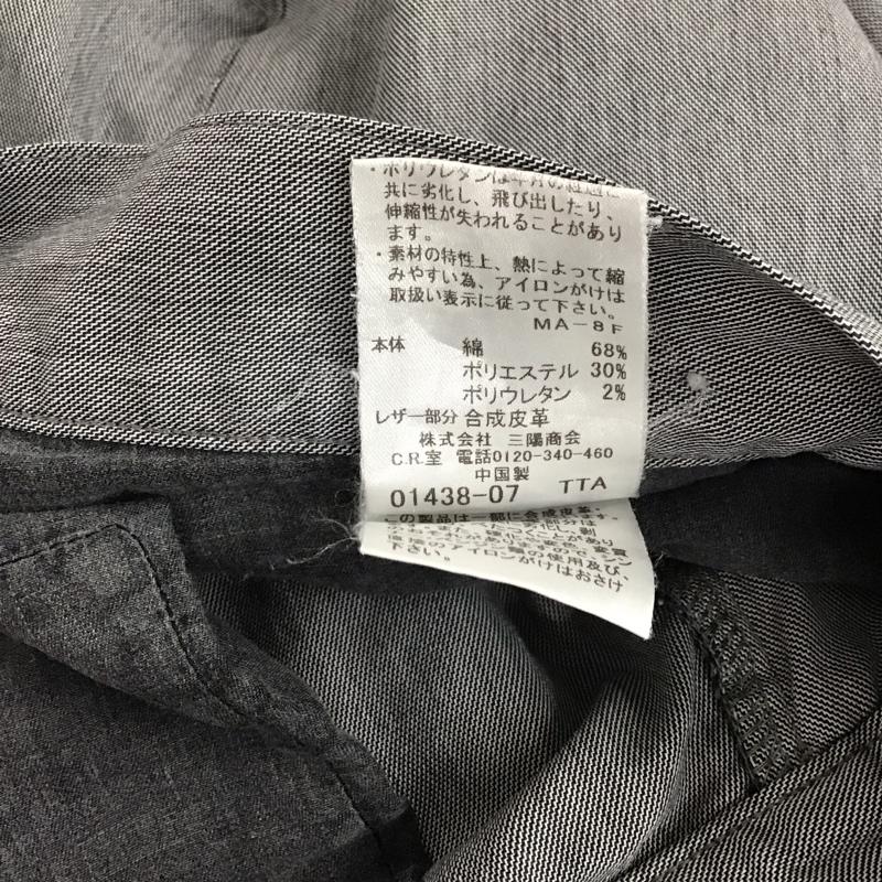 バーバリーブラックレーベル BURBERRY BLACK LABEL パンツ スラックス スラックス スリムパンツ カジュアルパンツ ストレッチパンツ 無地 灰 / グレー / メンズ USED 古着 中古 10135833