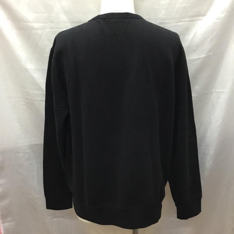 ポロラルフローレン POLO RALPH LAUREN トレーナー 長袖 スウェット 裏起毛 L ワンポイント 黒 / ブラック /  メンズ USED 古着 中古 10117162