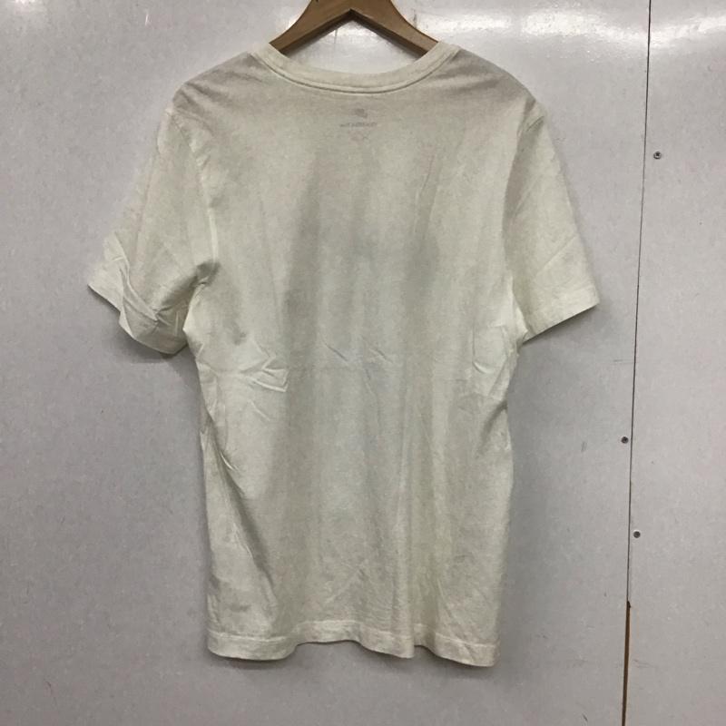 ナイキ NIKE Tシャツ 半袖 半袖カットソー プリントTシャツ クルーネックカットソー XL ロゴ、文字 白 / ホワイト / メンズ USED 古着 中古 10137235
