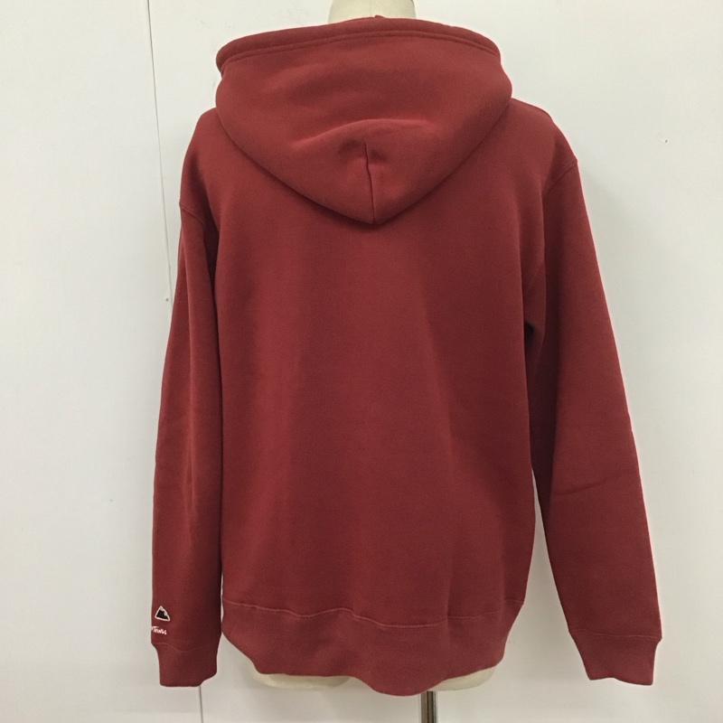 ワイルドシングス WILD THINGS パーカー 長袖 長袖パーカー フード付きパーカー プリントスウェット トレーナー L プリント 赤 / レッド / メンズ USED 古着 中古 10109842