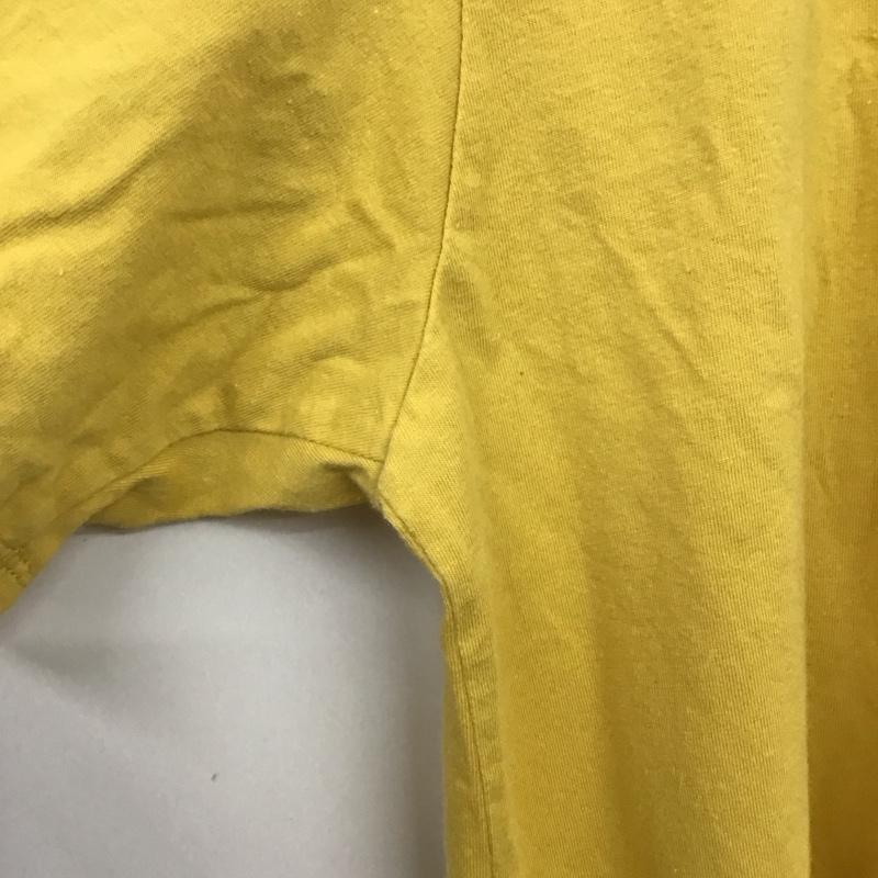 パタゴニア patagonia Tシャツ 半袖 37532 スカイライン オーガニック イージーカット ポケット ティー S ロゴ、文字 黄 / イエロー / レディース USED 古着 中古 10131082