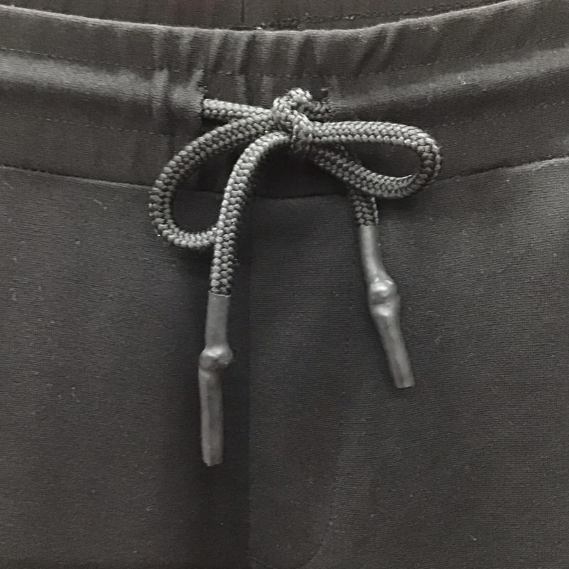 ザラメン ZARA MAN ボトムス ボトムス カジュアルパンツ スラックス ジャージ 裾ジップアップ S 無地 黒 / ブラック / メンズ USED 古着 中古 10111327