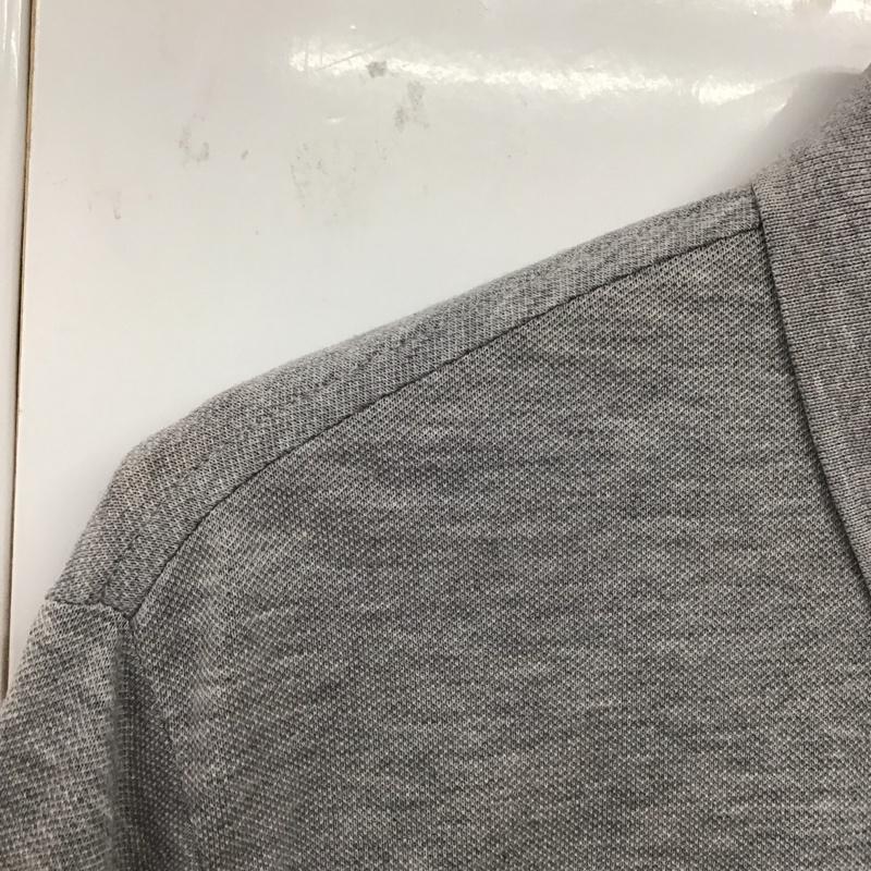 ポロラルフローレン POLO RALPH LAUREN ポロシャツ 半袖 半袖ポロシャツ 半袖カットソー カラーシャツ M ロゴ、文字 灰 / グレー / メンズ USED 古着 中古 10131487
