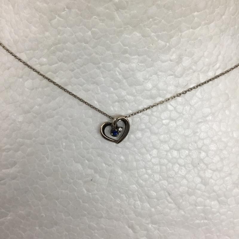 ヨンドシー 4℃ アクセサリー ネックレス、ペンダント ハート 箱有 無地 銀 / シルバー / レディース USED 古着 中古 10109907