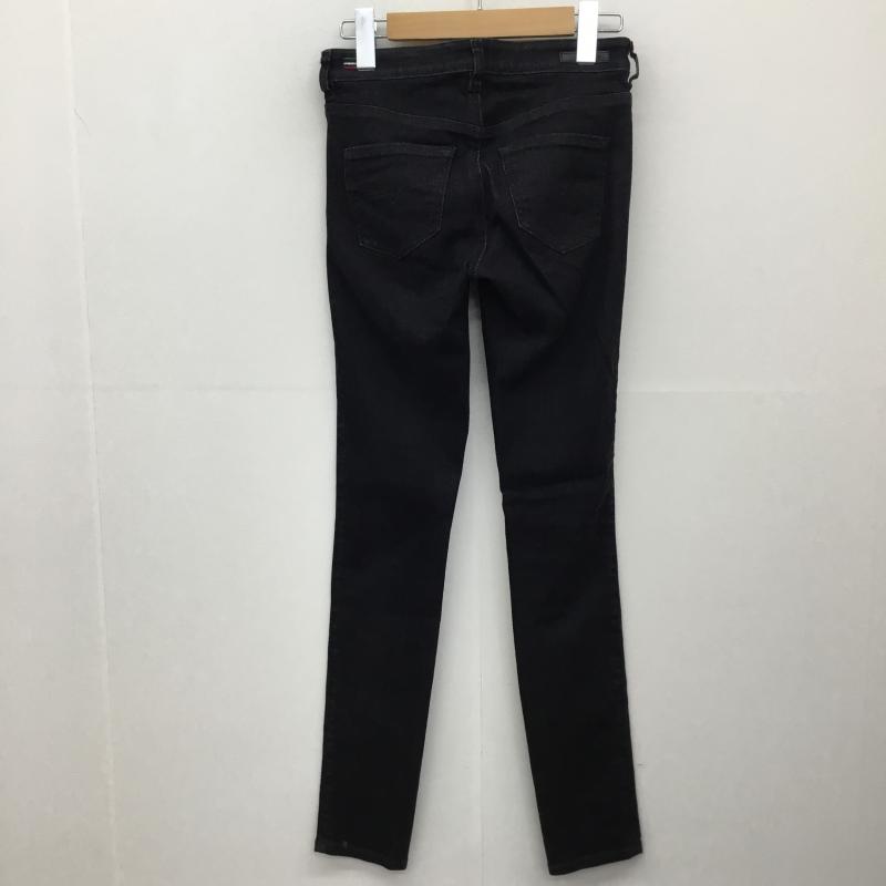 ディーゼル DIESEL パンツ デニム、ジーンズ DIESEL WASH 0832B STRETCH W25 ロゴ、文字 黒 / ブラック / レディース USED 古着 中古 10139167
