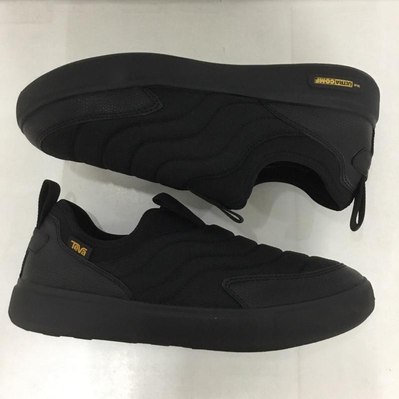 テバ Teva スニーカー スニーカー 1164490 ULTRA-COMF SLIP ON スリッポン 27cm 箱有 27.0cm ロゴ、文字 黒 / ブラック / メンズ USED 古着 中古 10133809