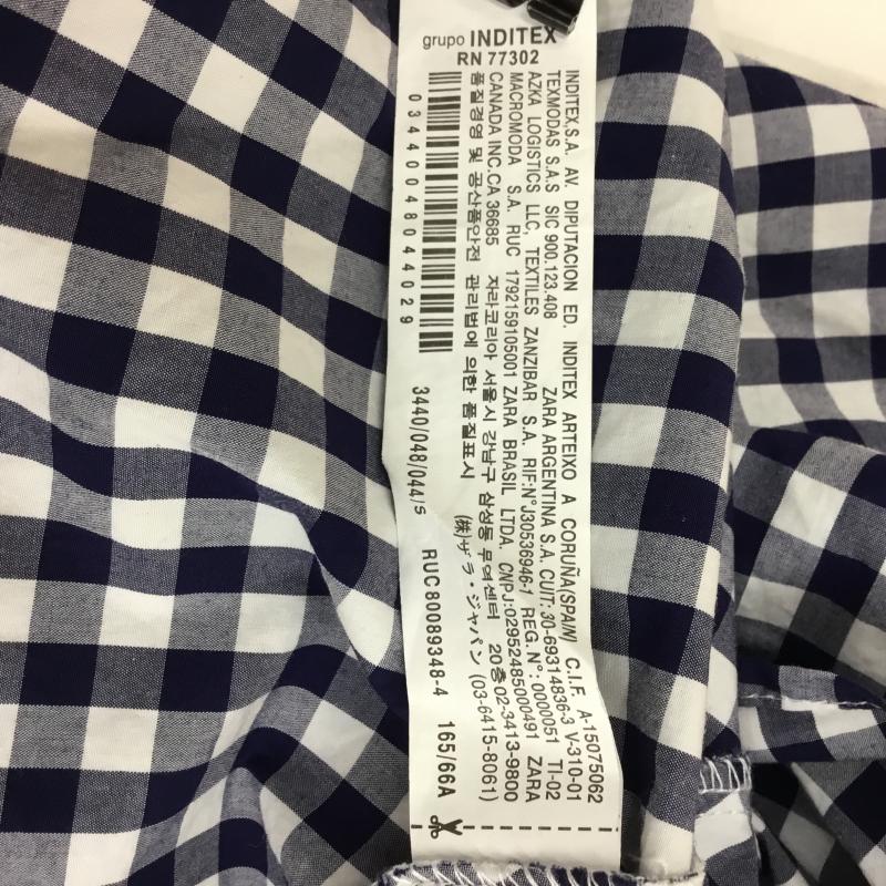 ザラ ZARA セットアップ セットアップ S チェック 青 / ブルー / レディース USED 古着 中古 10134140