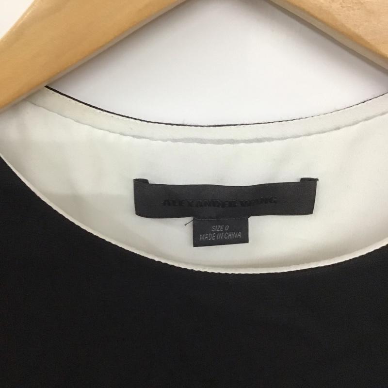 アレキサンダーワン ALEXANDER WANG カットソー 半袖 半袖カットソー 無地Tシャツ クルーネックカットソー 0 無地 黒 / ブラック / レディース USED 古着 中古 10128916