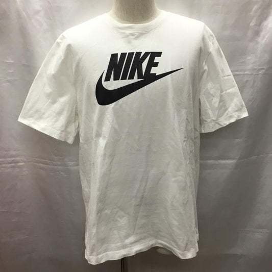 ナイキ NIKE Tシャツ 半袖 ar5005-101 半袖カットソー プリントTシャツ クルーネックカットソー XXL ロゴ、文字 白 / ホワイト /  メンズ USED 古着 中古 10108518