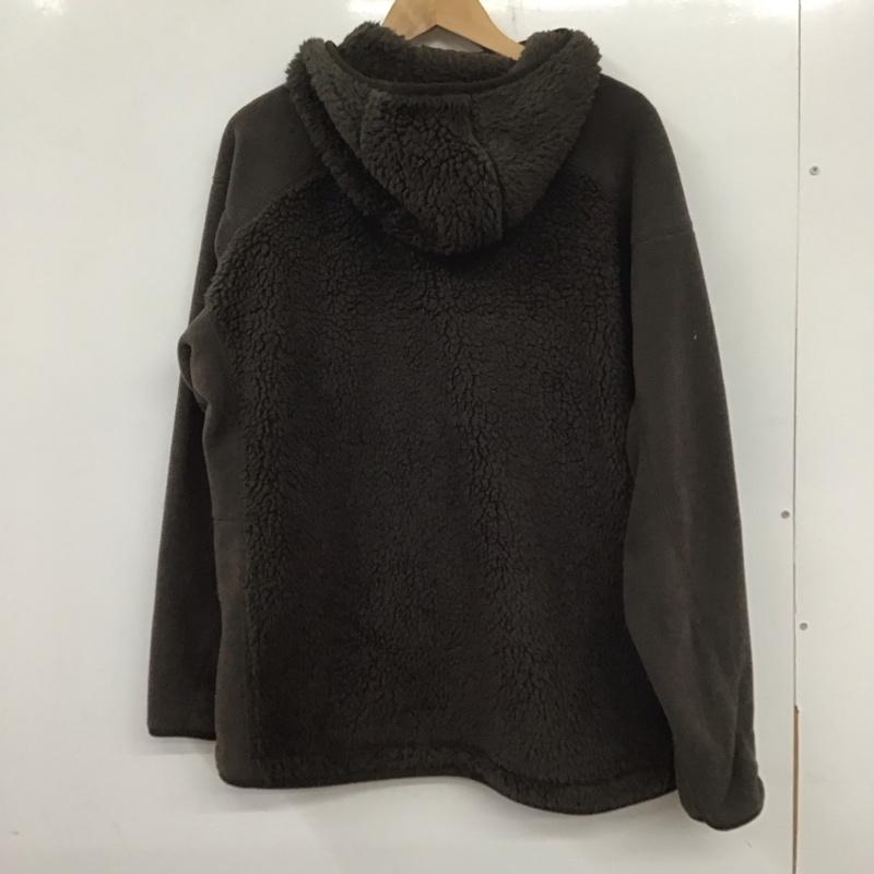 ユニクロ UNIQLO ジャケット、上着 ジャケット、ブレザー 341-463350 ジャケットパーカー フリースジャケット アウター M 無地 茶 / ブラウン / メンズ USED 古着 中古 10139055