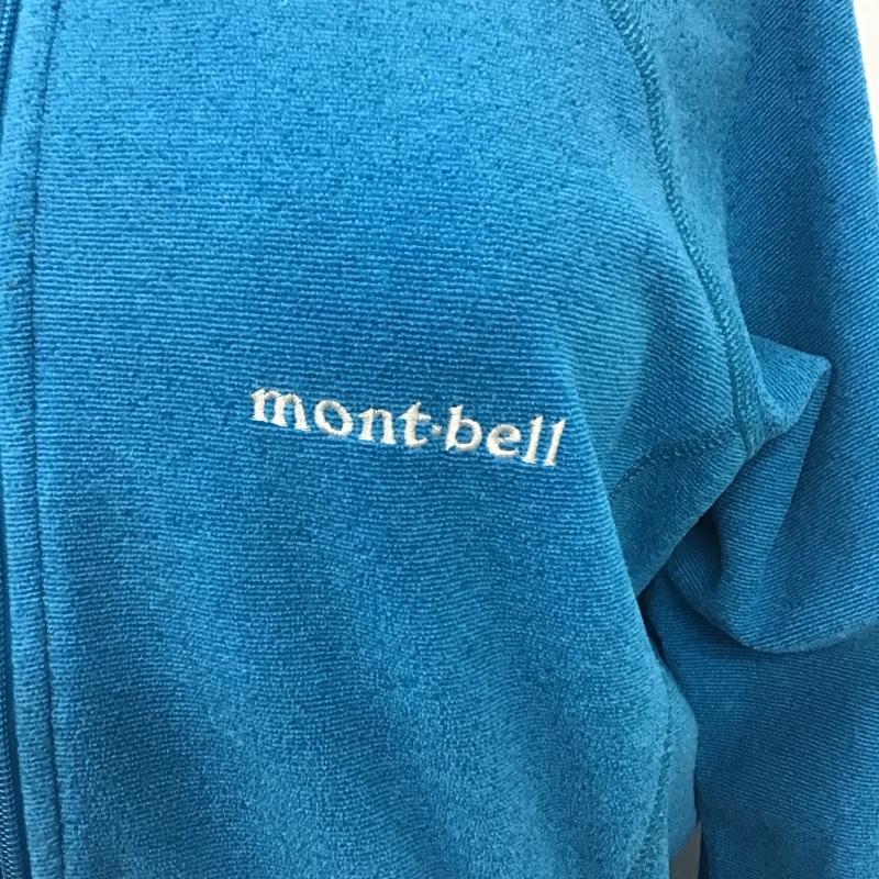 モンベル mont-bell ジャケット、上着 ジャケット、ブレザー 1104980 シャミース インナージャケット L ロゴ、文字 青 / ブルー / レディース USED 古着 中古 10109055