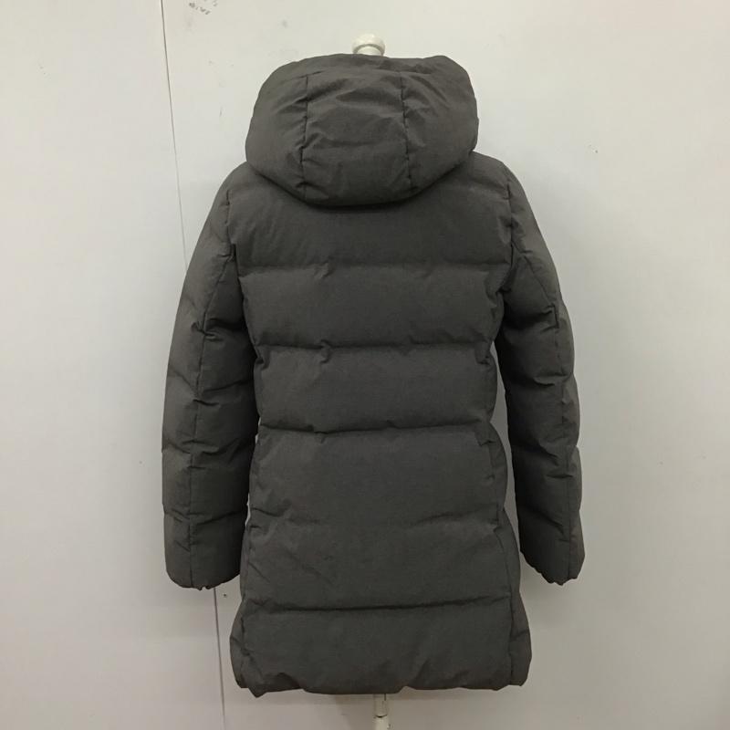 ユニクロ UNIQLO コート ダウンコート 212-420252 シームレスダウンショートコート M 無地 灰 / グレー / レディース USED 古着 中古 10126602