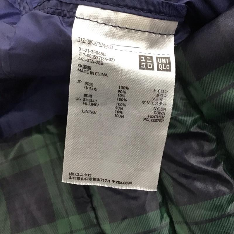 ユニクロ UNIQLO ジャケット、上着 ダウンジャケット 217-080577 ウルトラライトダウンジャケット L チェック マルチカラー / マルチカラー / レディース USED 古着 中古 10143039