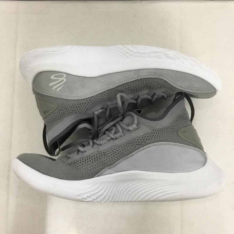 アンダーアーマー UNDER ARMOUR スニーカー スニーカー 3024031-100 Curry8 28cm 28.0cm ロゴ、文字 灰 / グレー / メンズ USED 古着 中古 10138540