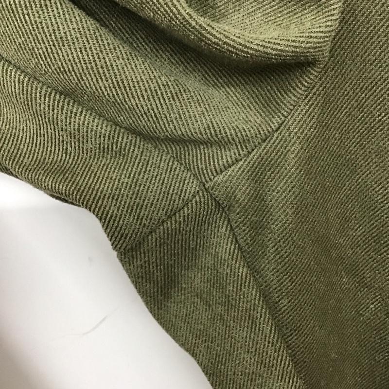 ニコアンド niko and... パンツ スラックス フェイクスエードイージーPT L 無地 カーキ / カーキ /  メンズ USED 古着 中古 10128330