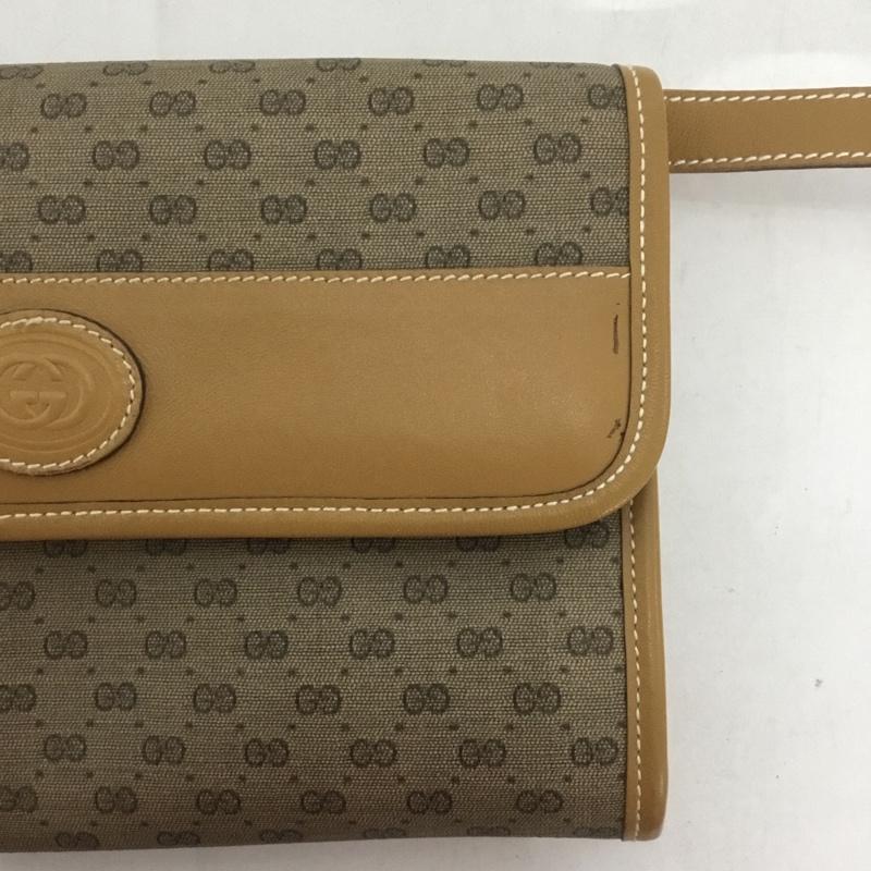 グッチ GUCCI ショルダーバッグ ショルダーバッグ 004 89 0265 オールドグッチ GG ロゴ、文字 ベージュ / ベージュ / レディース USED 古着 中古 10126898