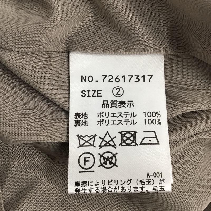 ココ ディール COCO DEAL スカート ロングスカート 72617317 テープフリルマーメイドスカート 2 無地 茶 / ブラウン / レディース USED 古着 中古 10112445