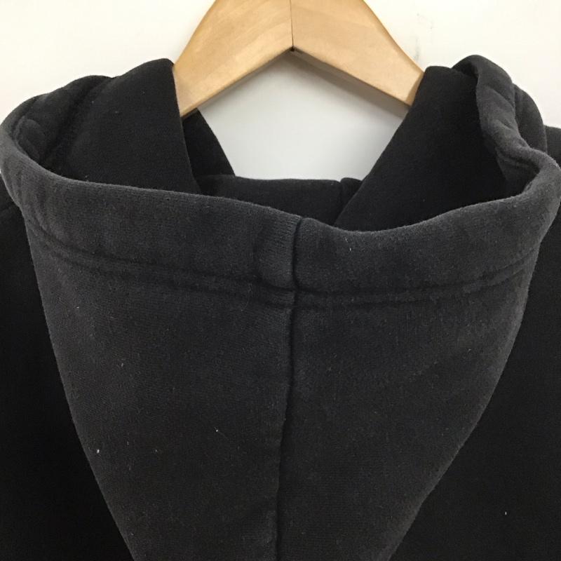 ルーカ RVCA パーカー 長袖 長袖 L ロゴ、文字 黒 / ブラック / メンズ USED 古着 中古 10139697