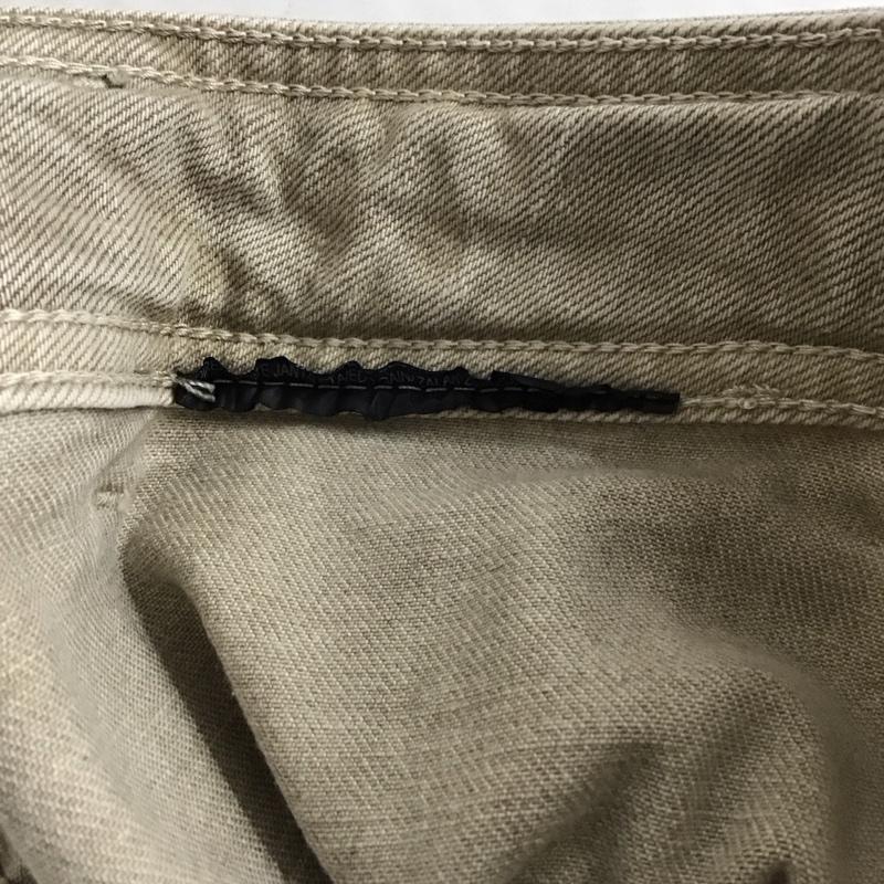 ザラ ZARA パンツ デニム、ジーンズ 34インチ 無地 ベージュ / ベージュ / レディース USED 古着 中古 10110496