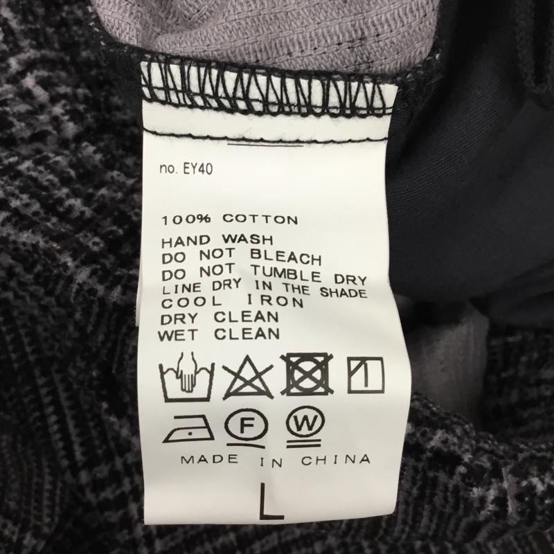 フォーワンセブンバイエディフィス 417 BY EDIFICE パンツ ワークパンツ、ペインターパンツ コーデュロイパンツ ワイドパンツ ストレートパンツ カジュアルパンツ L チェック マルチカラー / マルチカラー / メンズ USED 古着 中古 10115205