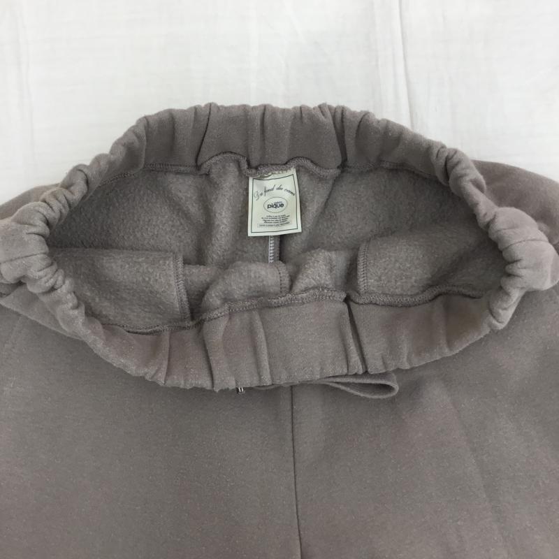 ジェラートピケ gelato pique パンツ サルエルパンツ スウェットパンツ FREE 無地 茶 / ブラウン / レディース USED 古着 中古 10139787