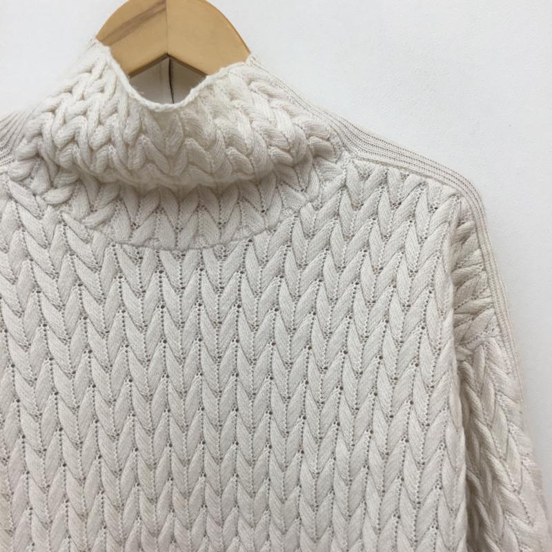 ココ ディール COCO DEAL ニット、セーター 長袖 2 無地 白 / ホワイト / レディース USED 古着 中古 10135637