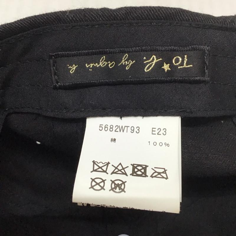 トゥービーバイアニエスベー To b. by agnes b. 帽子 キャップ 5682WT93 ロゴ FREE 刺繍 黒 / ブラック / レディース USED 古着 中古 10113382