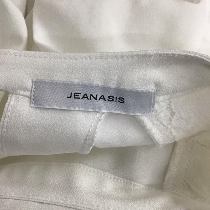 ジーナシス JEANASIS カットソー 半袖 JS062886MC 肩レース FREE レース柄 白 / ホワイト /  レディース USED 古着 中古 10109476