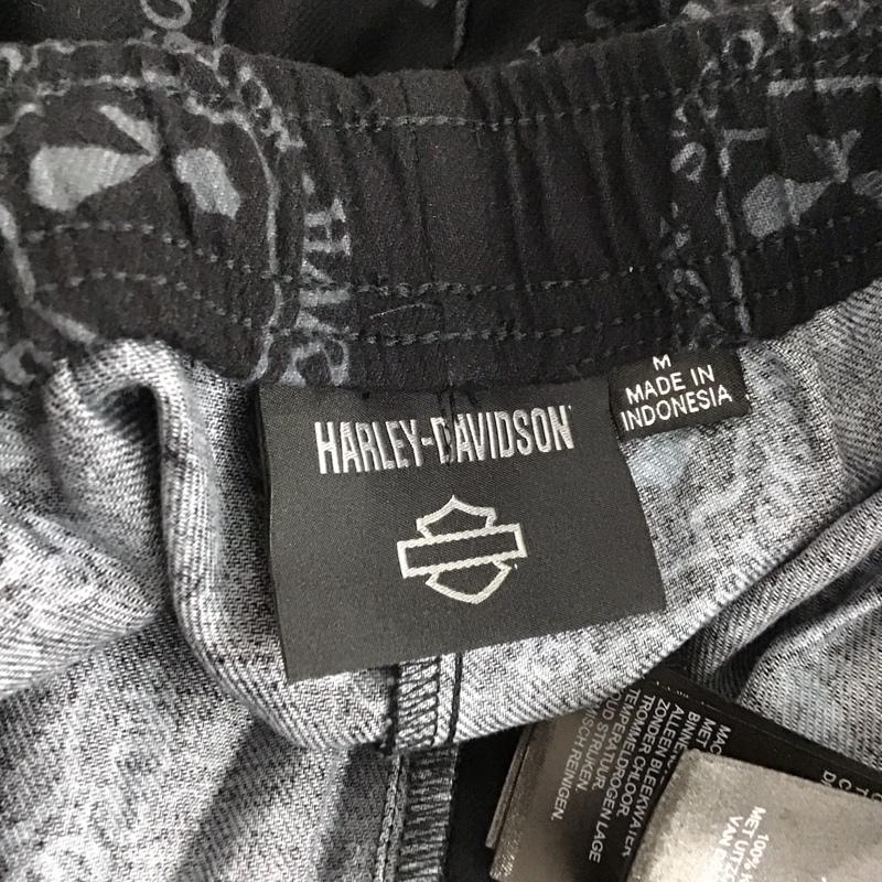 ハーレーダビッドソン Harley-Davidson パンツ ワークパンツ、ペインターパンツ ワークパンツ ワイドパンツ カジュアルパンツ M プリント 黒 / ブラック / メンズ USED 古着 中古 10137854