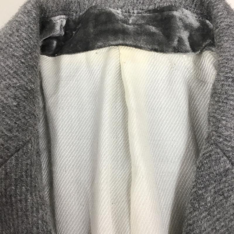 ソロイスト the soloist ジャケット、上着 ジャケット、ブレザー sj.0010baw15 15AW ウールツイルカットオフチェスターコート ロングコート アウター 44 無地 灰 / グレー / メンズ USED 古着 中古 10111703