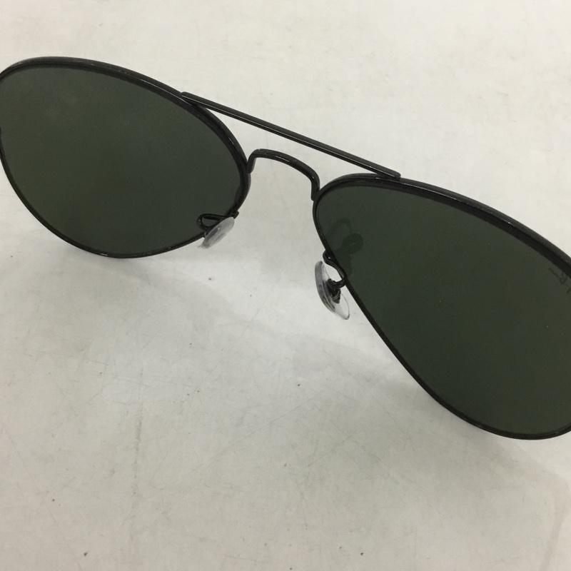 レイバン Ray-Ban めがね・サングラス サングラス ティアドロップ ロゴ、文字 黒 / ブラック / メンズ USED 古着 中古 10137929