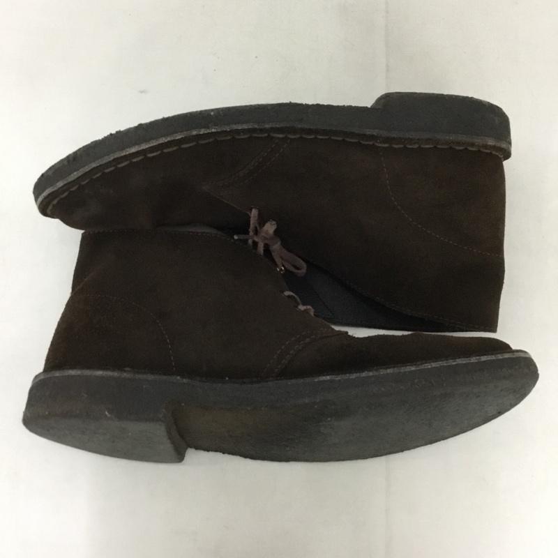 クラークス Clarks ブーツ ショートブーツ 13297 デザートブーツ US81/2 US:8.5 無地 茶 / ブラウン / メンズ USED 古着 中古 10131665